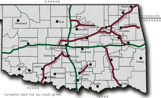 map of turnpikes in oklahoma        <h3 class=