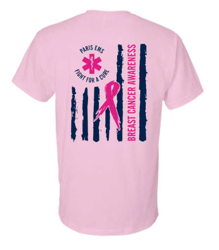 Paris EMS Breast Cancer Awareness Shirts – EastTexasRadio.com