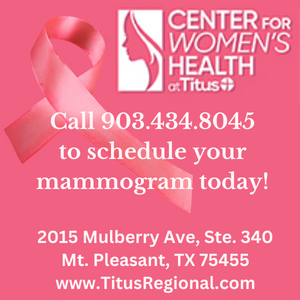 Titus Regional Medical Center Mammogram Top Sidebar