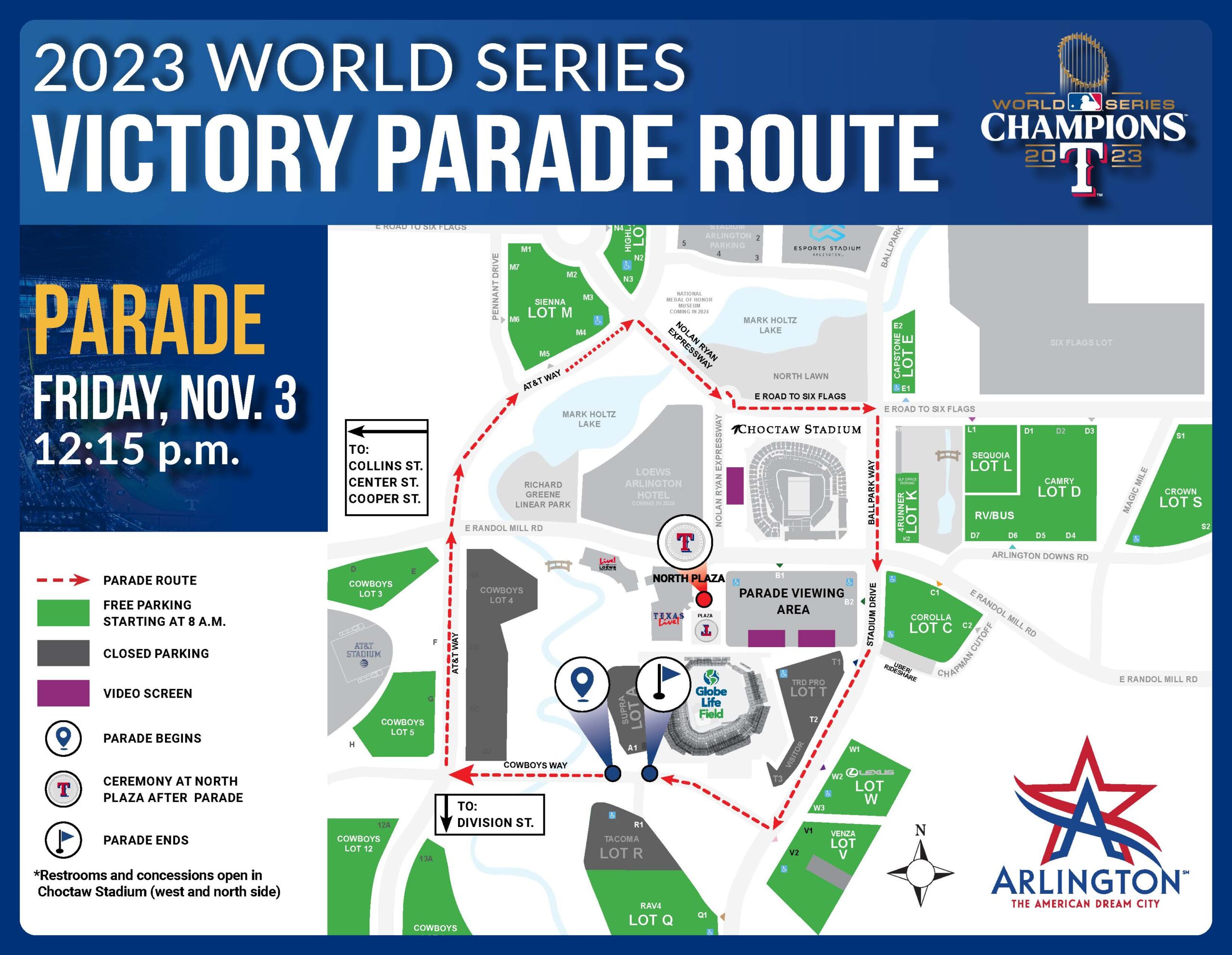World Series Victory Parade In Arlington