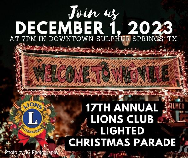 Sulphur Springs Lions Lighted Christmas Parade